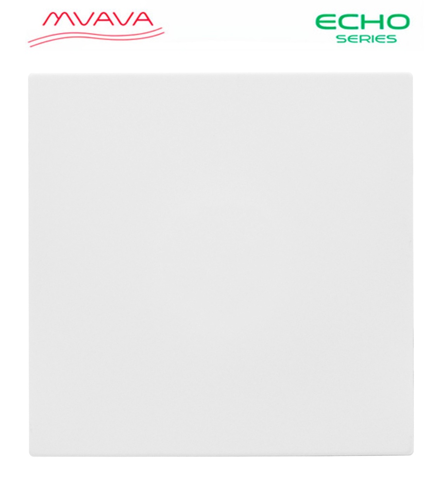 Заглушка echo (без рамки), цвет белый MVAVA