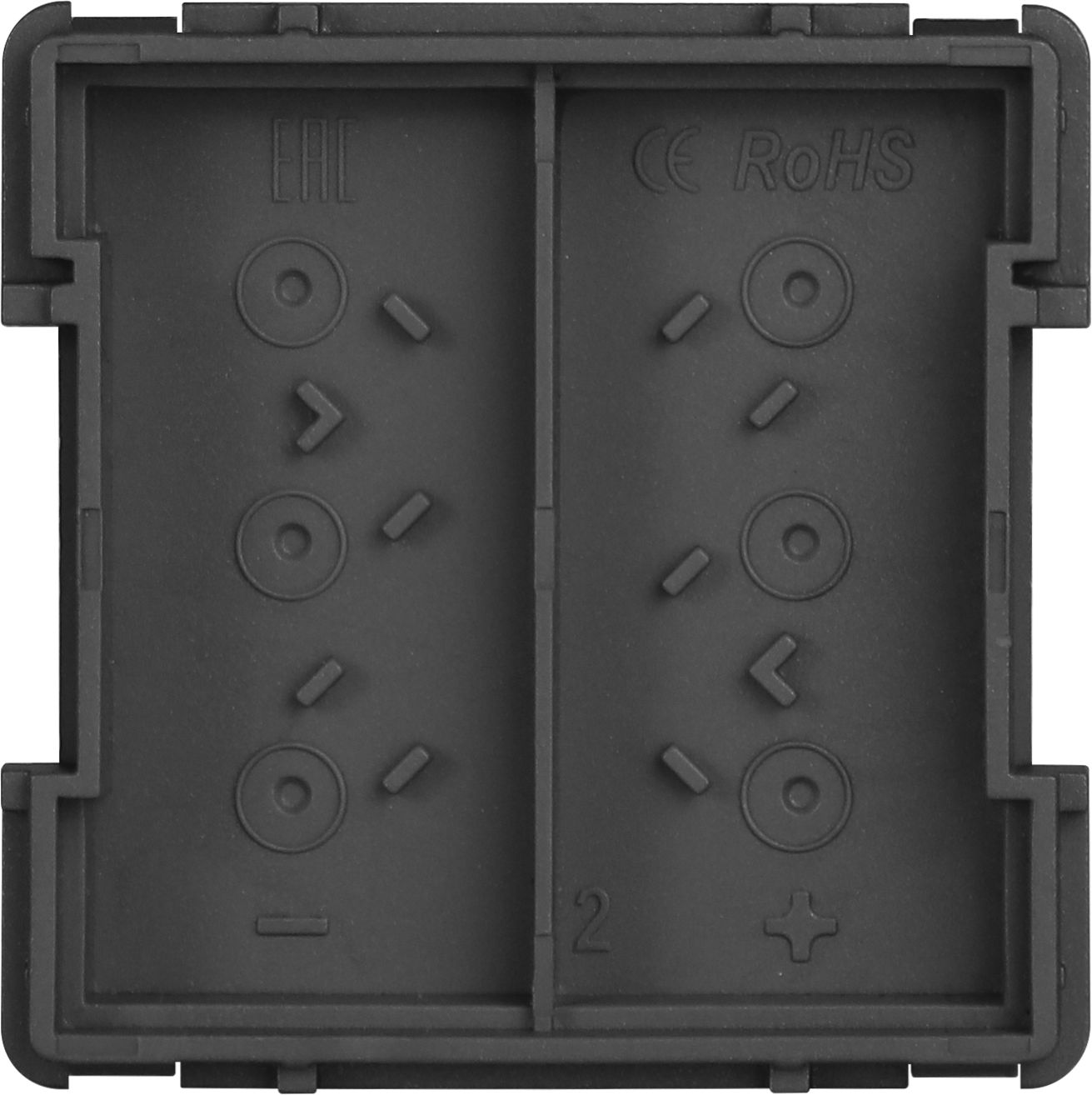 Купить Механизм розетки "заглушка" Blank, цвет серый в интернет-магазине Mvava.ru