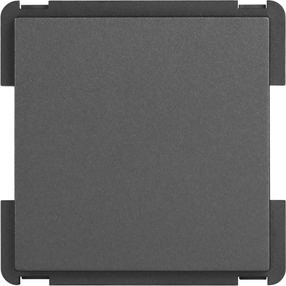 Купить Механизм розетки "заглушка" Blank, цвет серый в интернет-магазине Mvava.ru