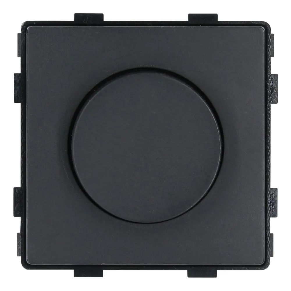 Купить Выключатель регулятор скорости вентилятора, (без рамки) цвет черный в интернет-магазине Mvava.ru