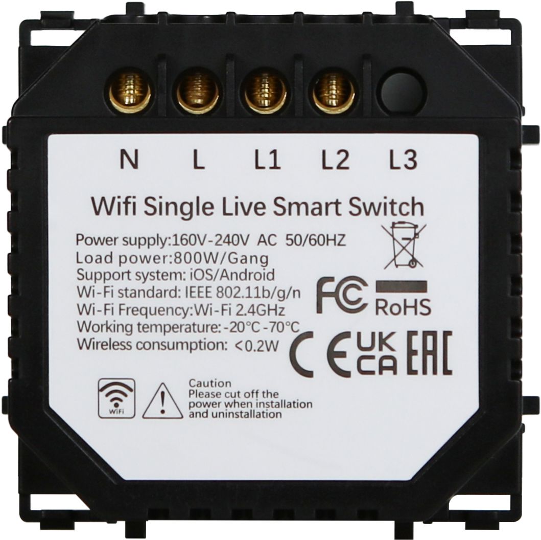 Купить Сенсорный модуль, 2 клавиши Wi-Fi (Алиса, с конденсатором, без панели) в интернет-магазине Mvava.ru