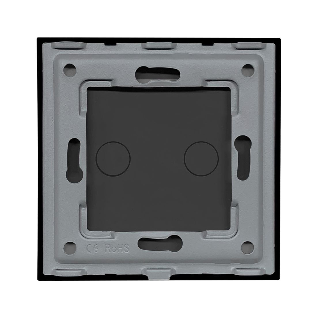 Купить Панель 1 пост (2G) 86*86мм, стекло (без выкл.) цвет белый в интернет-магазине Mvava.ru