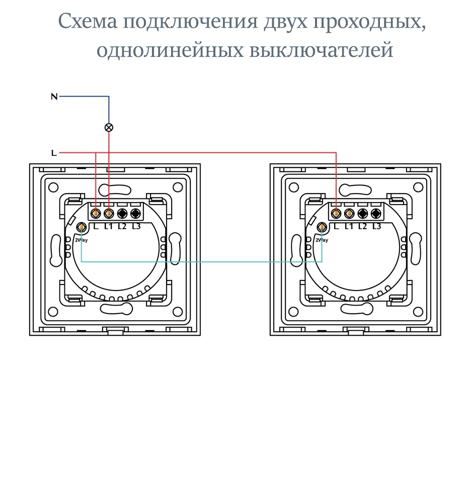 Купить Сенсорный выключатель проходной (переключатель) 1 клавиша, панель стекло Черный в интернет-магазине Mvava.ru