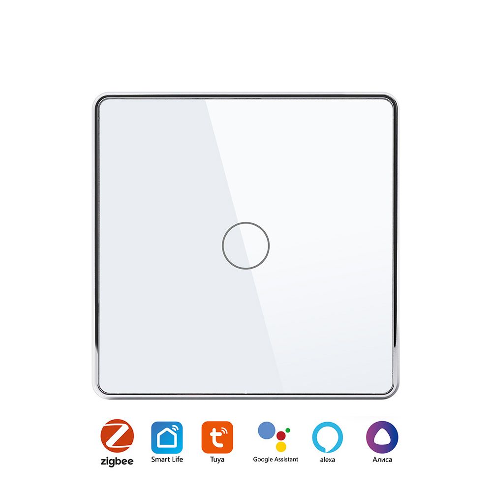 Купить Сенсорный беспроводной переключатель сцен ZigBee 1 кл. цвет белый в интернет-магазине Mvava.ru