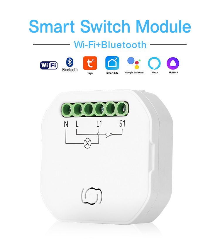 Купить Выключатель реле ZigBee 2 линии в интернет-магазине Mvava.ru