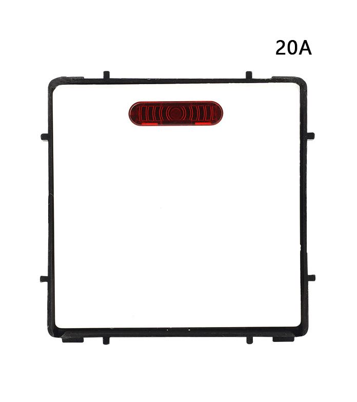 Купить Мастер выключатель 20А, 1 клавиша, 1 пост (без рамки) Белый в интернет-магазине Mvava.ru
