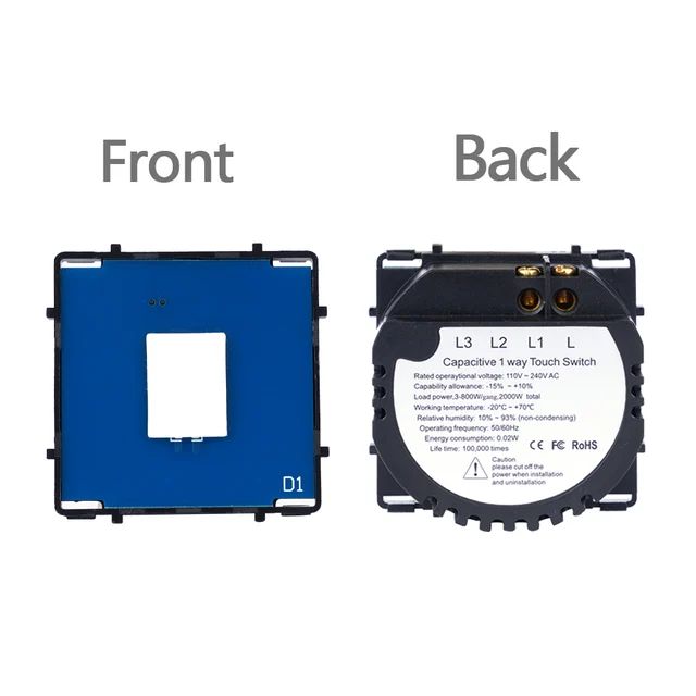 Купить Сенсорный модуль, 1 клавиша (без панели) в интернет-магазине Mvava.ru