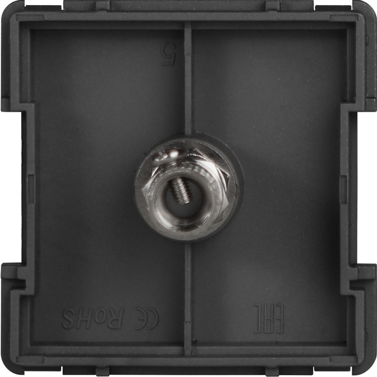 Купить Механизм розетки телевизионной, TV цвет серый в интернет-магазине Mvava.ru