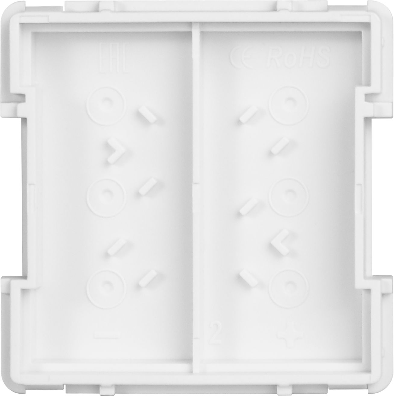 Купить Механизм розетки "заглушка" Blank, цвет белый в интернет-магазине Mvava.ru