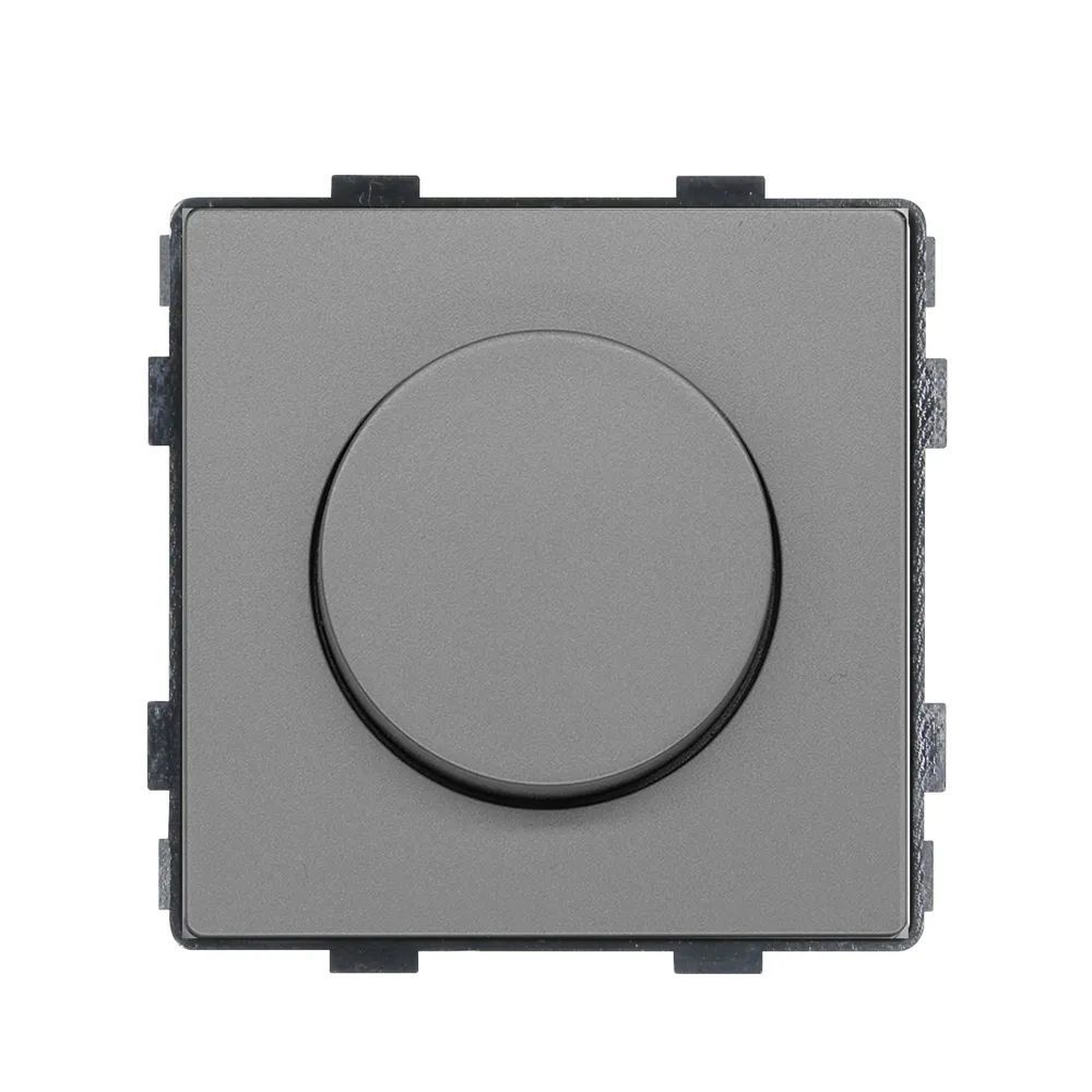 Купить Выключатель регулятор скорости вентилятора, (без рамки) цвет серый в интернет-магазине Mvava.ru