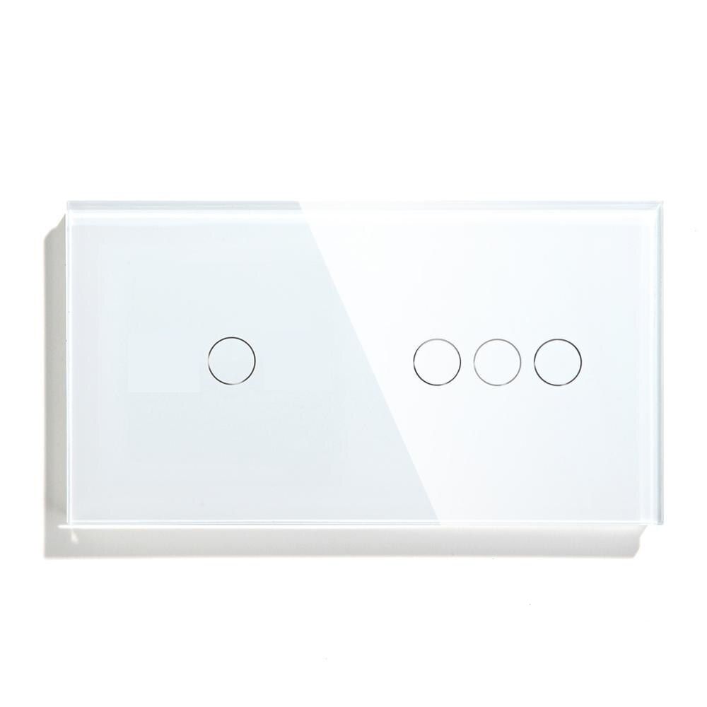 Купить Панель 2 поста (1G+3G) 157*86мм, стекло (без выкл.) цвет белый в интернет-магазине Mvava.ru