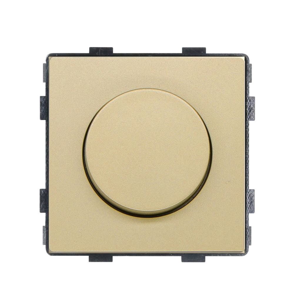 Купить Выключатель диммер, (поворотный, без рамки) цвет золотой в интернет-магазине Mvava.ru