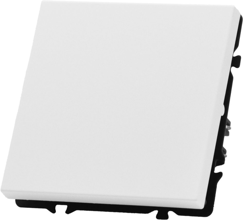 Выключатель echo с самовозвратом (Reset, Кнопка), 1 клавиша, (без рамки) цвет белый MVAVA