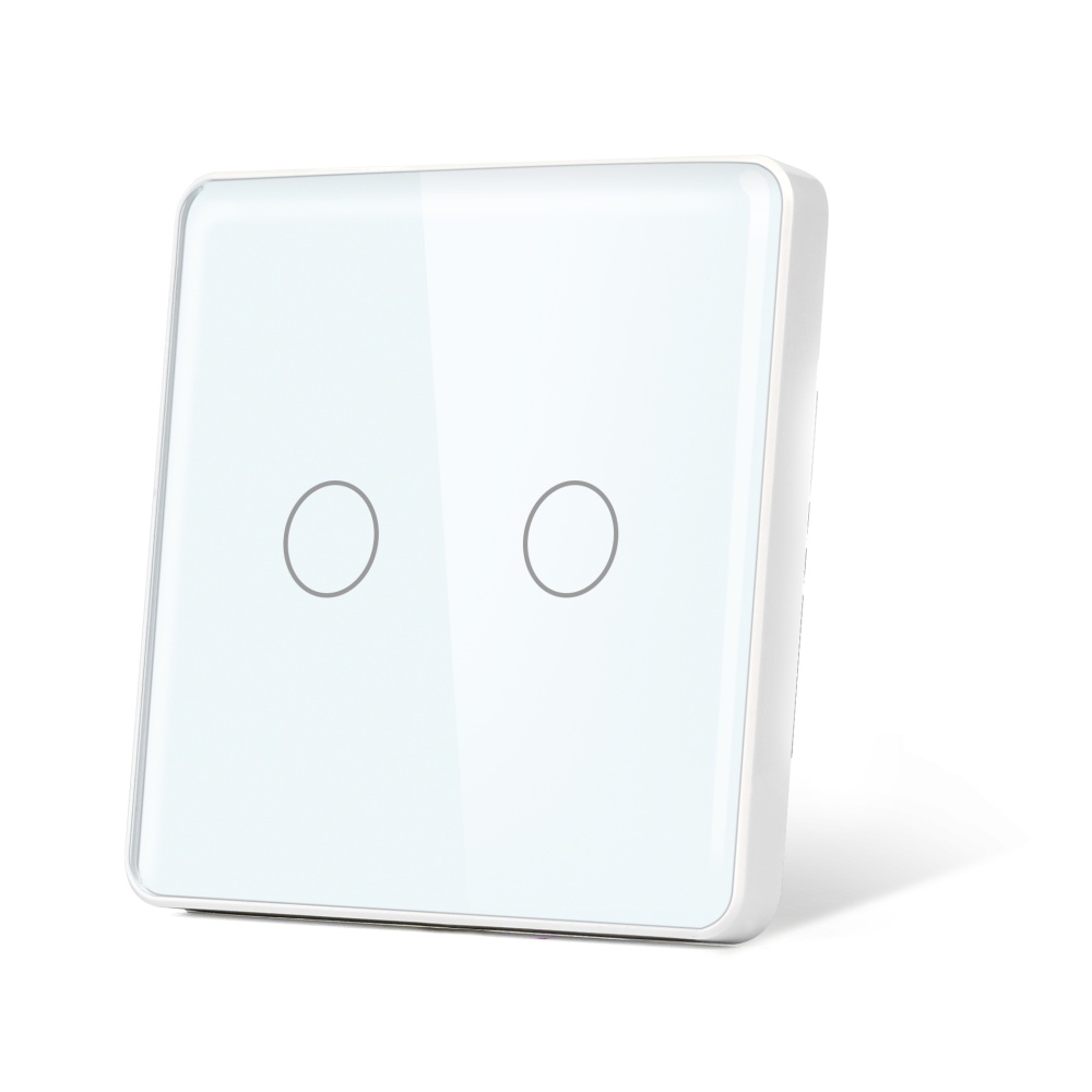 Купить Панель 1 пост (2G) 86*86мм, стекло 2.5D (без выкл.) цвет белый в интернет-магазине Mvava.ru