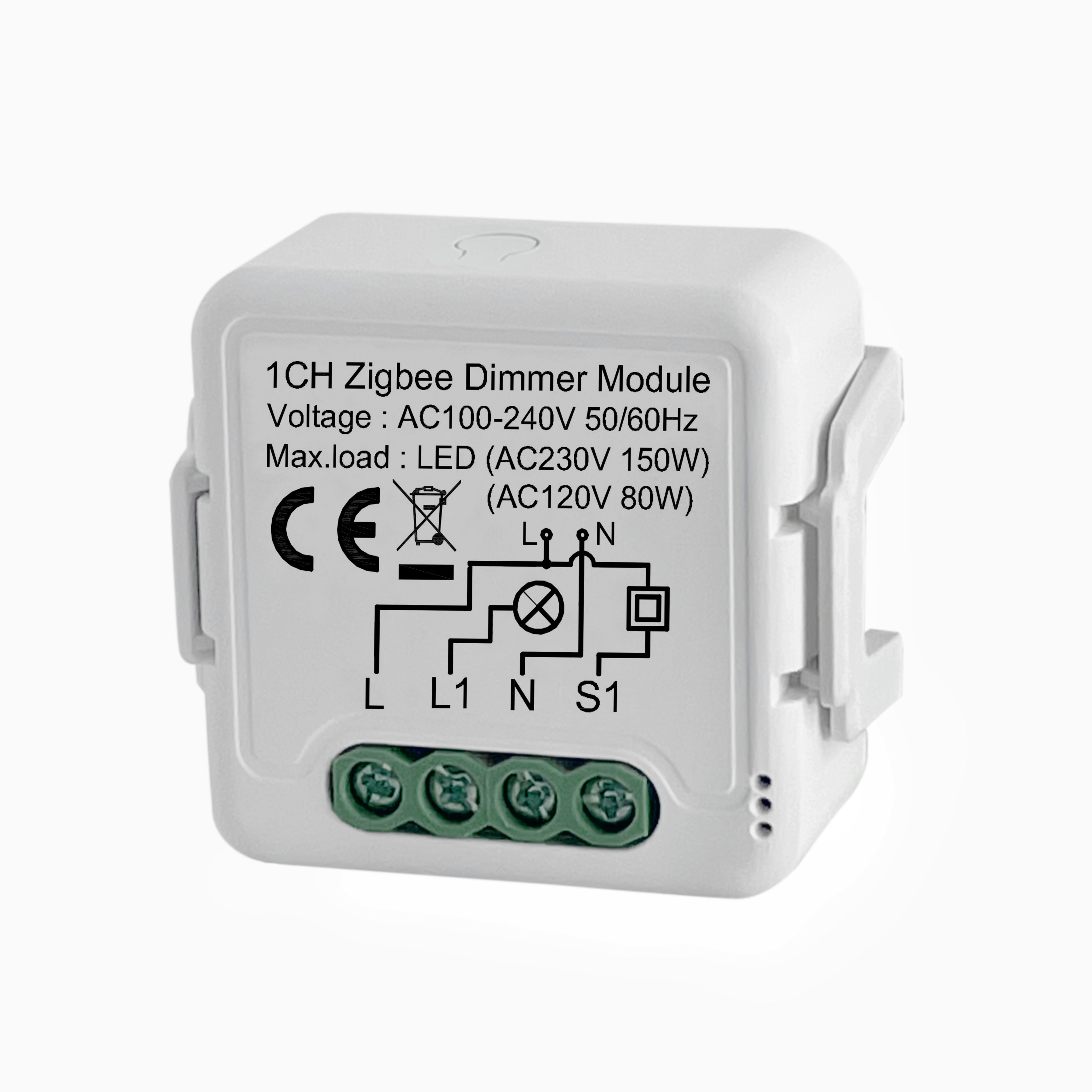 Купить Умное реле ZigBee 1 линия диммер (Алиса, с нулём) в интернет-магазине Mvava.ru