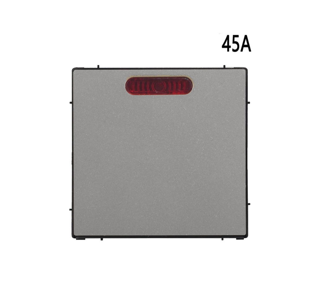 Купить Мастер выключатель 45А, 1 клавиша, 1 пост (без рамки) Серый в интернет-магазине Mvava.ru