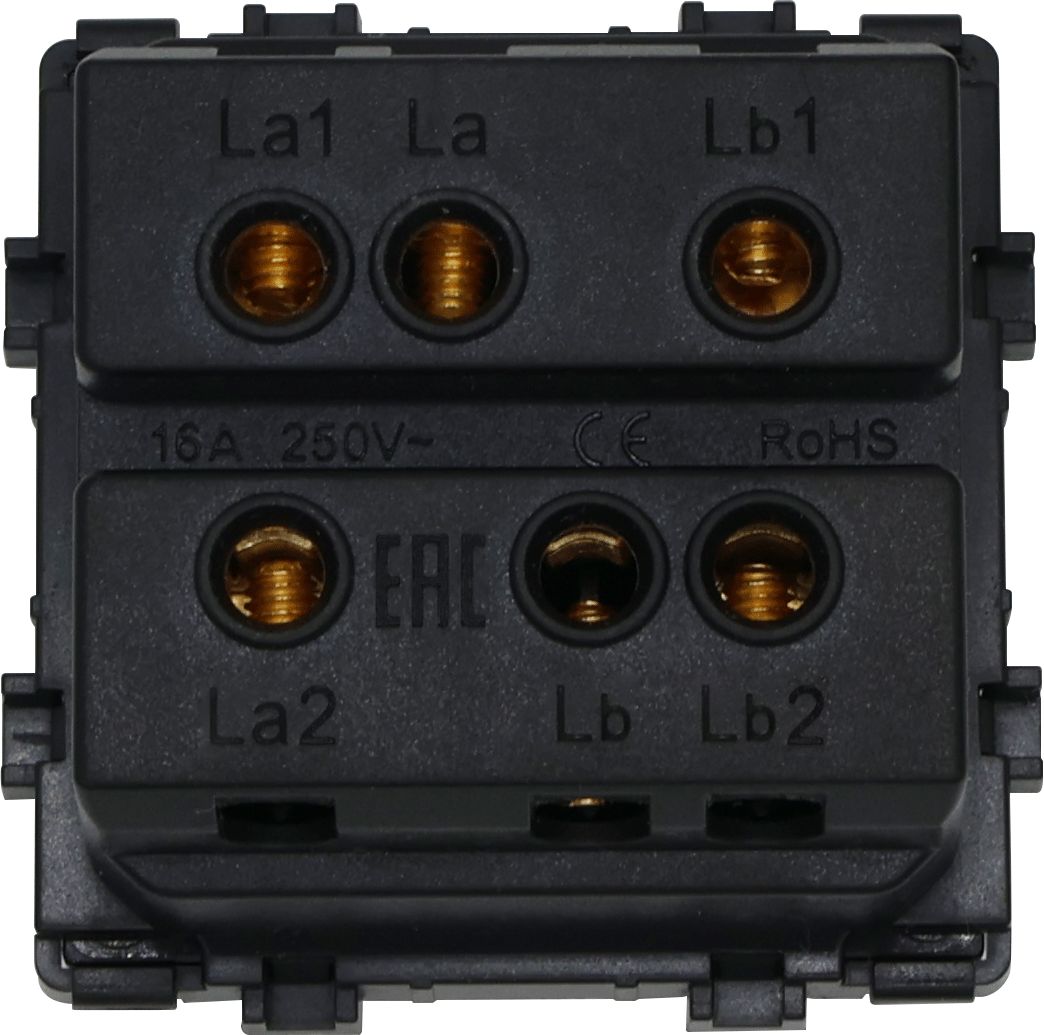 Купить Выключатель проходной, 2 клавиши, рамка 86х86мм стекло, цвет золотой в интернет-магазине Mvava.ru