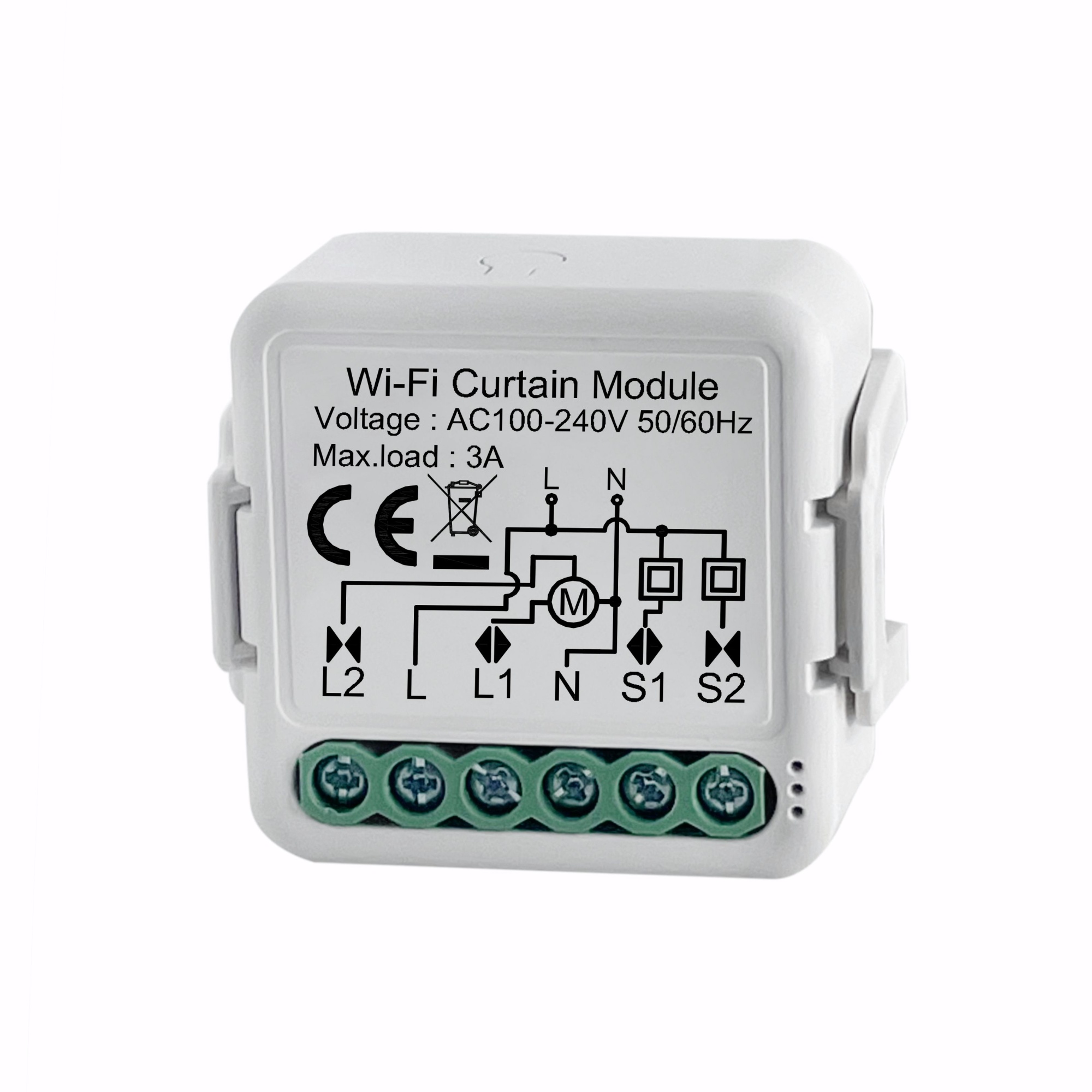 Купить Умное реле Wi-Fi 1 линия для штор (Алиса, с нулём) в интернет-магазине Mvava.ru